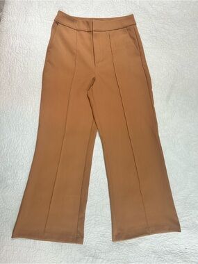 Rachel Rachel Roy Wide Leg Pants Size 10 Camel High Rise Stretch Trouser